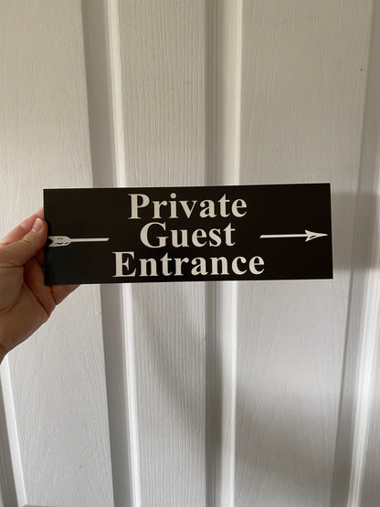 Custom Arrow Sign - Directional Parking Welcome Aussie Made