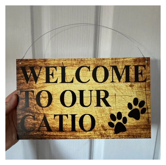 Paws Custom Personalised Rustic Sign