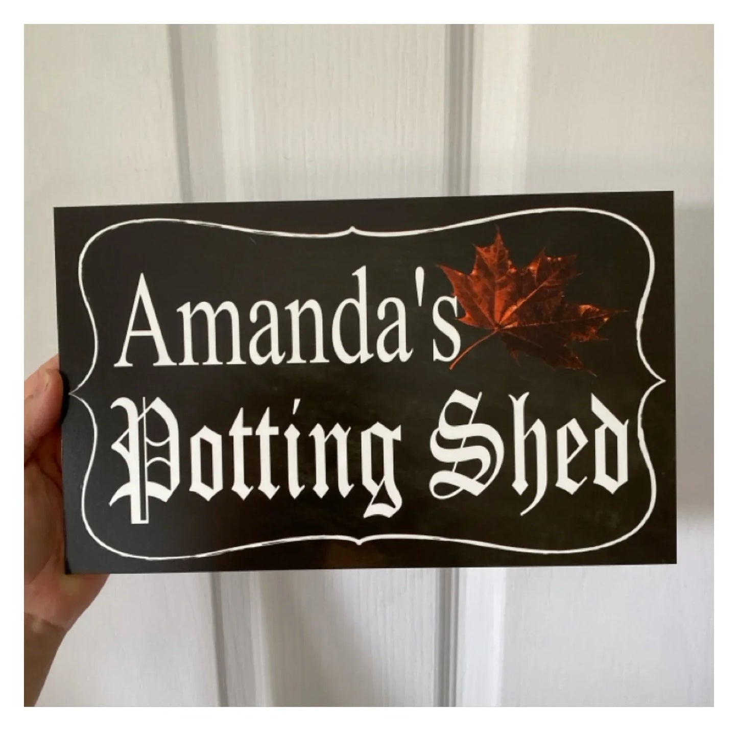Potting Shed Personalised Custom Garden Sign