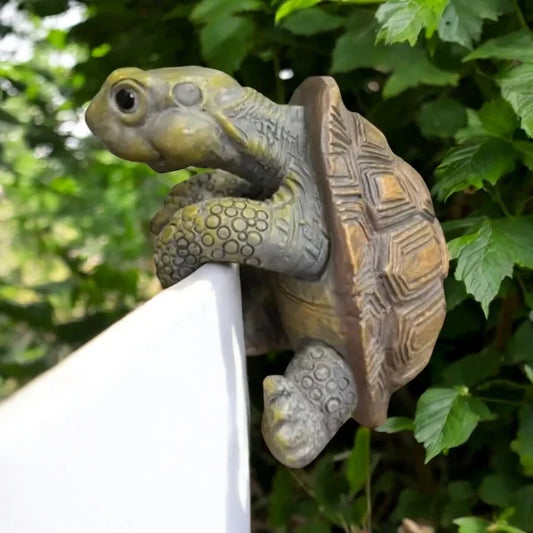 Turtle Tortoise Pot Planter Hanger Sitter Garden Ornament