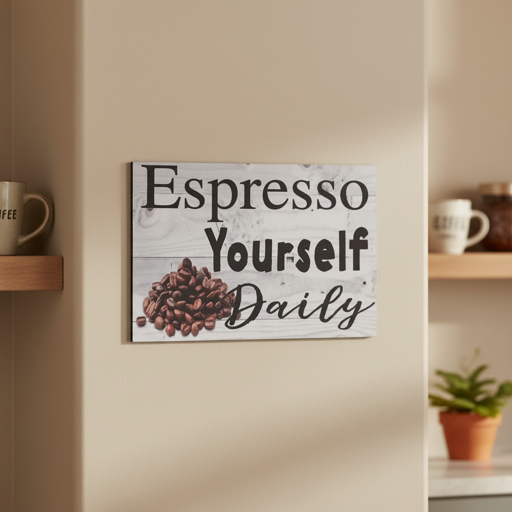 Espresso Yourself Coffee Sign | Aussie Made