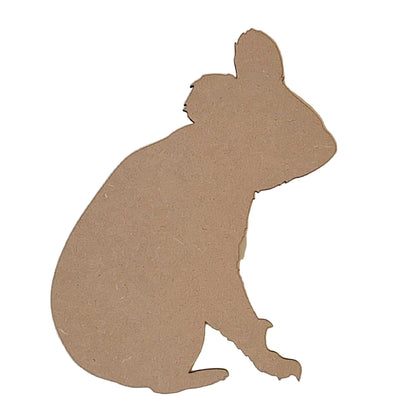 Koala Bear Animal Raw MDF Timber DIY Craft - The Renmy Store Homewares & Gifts 