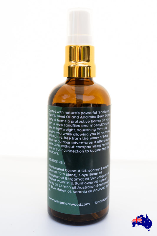 Natural Insect Repellent Spray Wild Sandalwood Australian Handmade