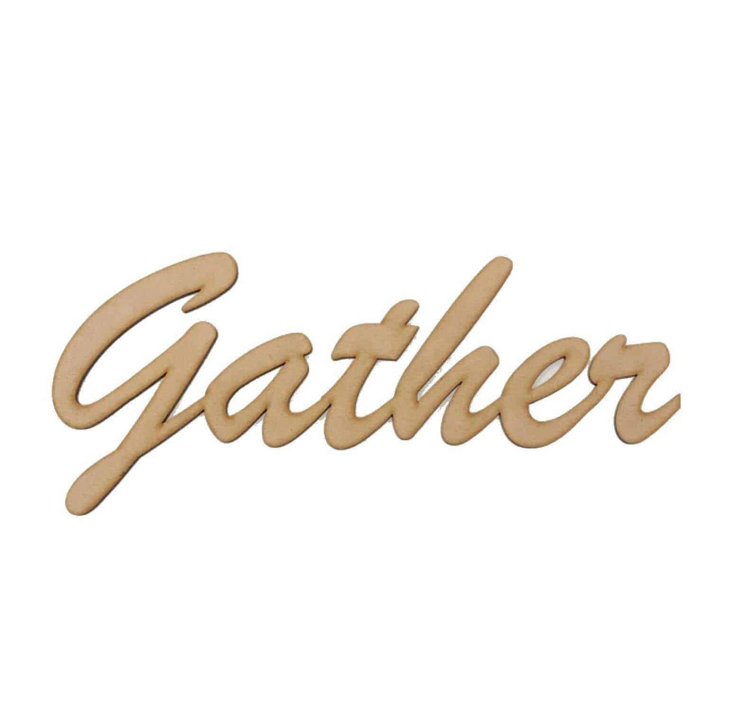 Gather Word Sign MDF DIY Wooden - The Renmy Store Homewares & Gifts 