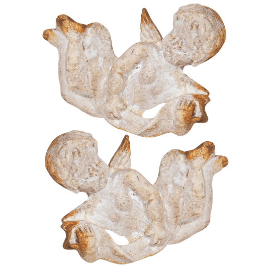 Knob Draw Pull Set x2 Cherub Angel - The Renmy Store Homewares & Gifts 