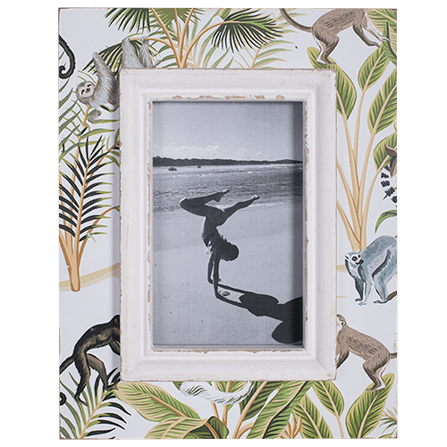 Photo Frame Tropical Palm Monkey Mada 624 - The Renmy Store Homewares & Gifts 