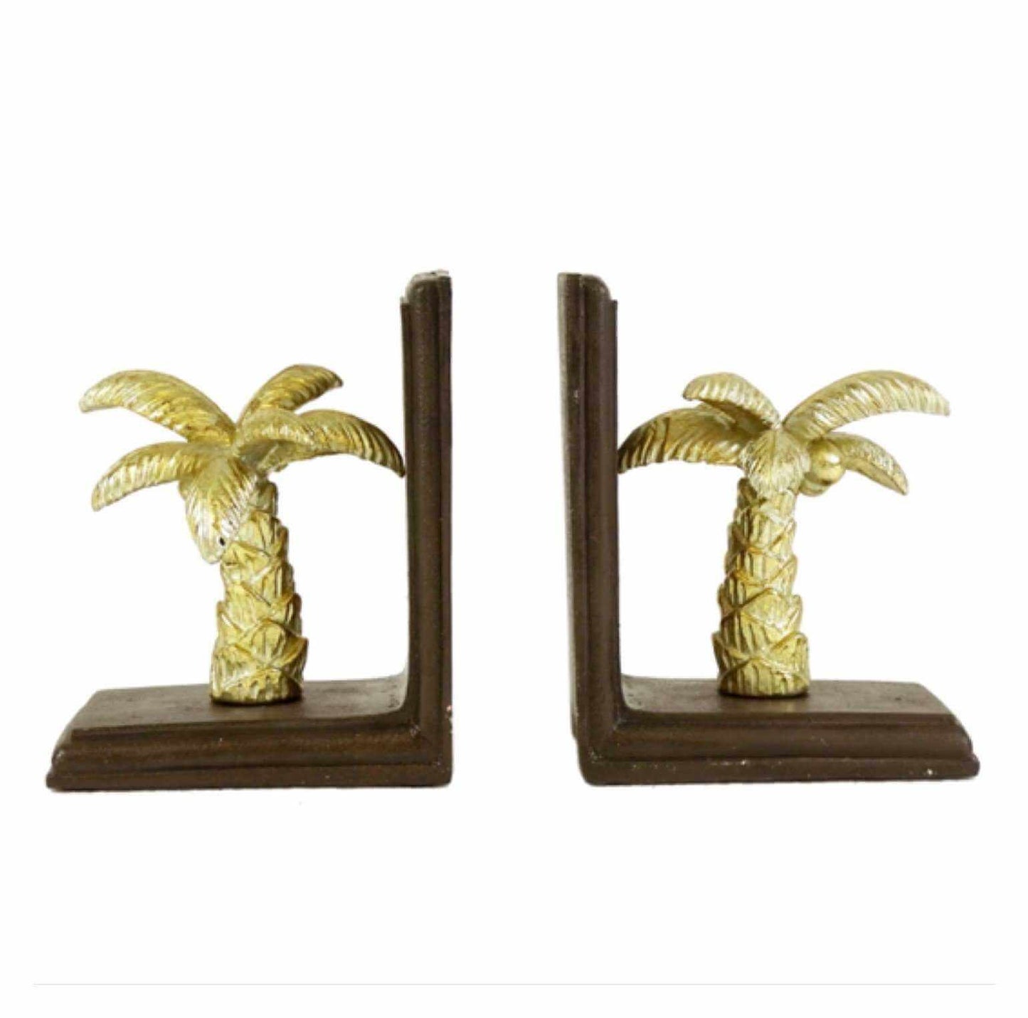 Book Ends Bookends Palm Trees Gold - The Renmy Store Homewares & Gifts 