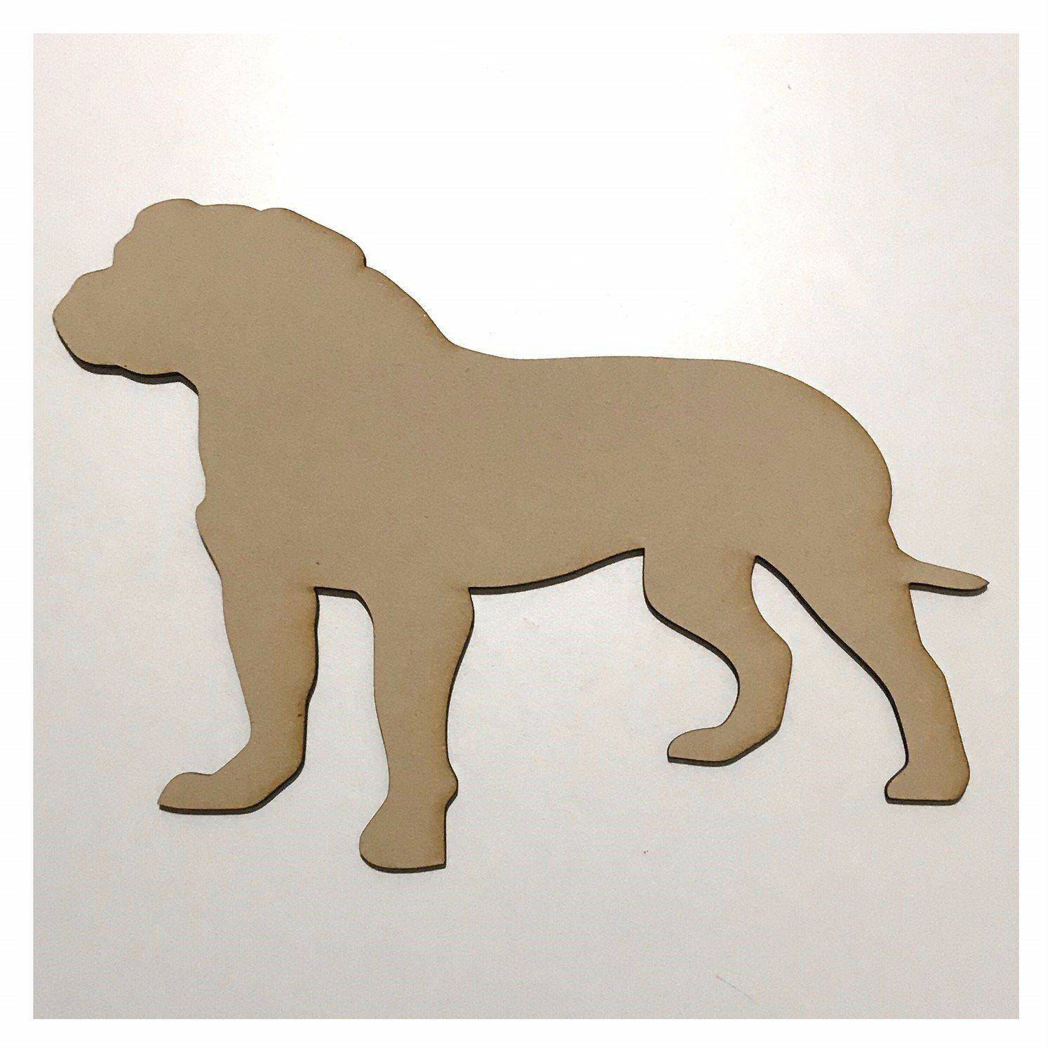 Rottweiler Rotti Dog DIY Raw MDF Timber - The Renmy Store Homewares & Gifts 