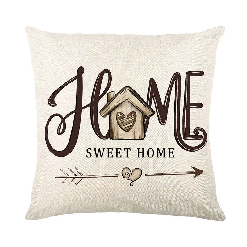 Cushion Cover Bless Home Chicken Rooster Cow Country | 3 Sizes 4 Designs