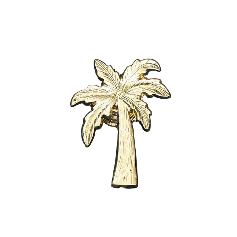 Tropical Palm Tree Cabinet Knob Gold | Drawer Furniture Handle Hardware Australia