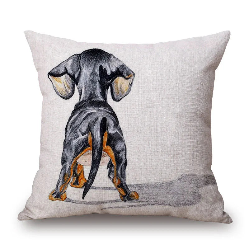Cushion Cover Dachshund Sausage Dog - Dog Lover Gift