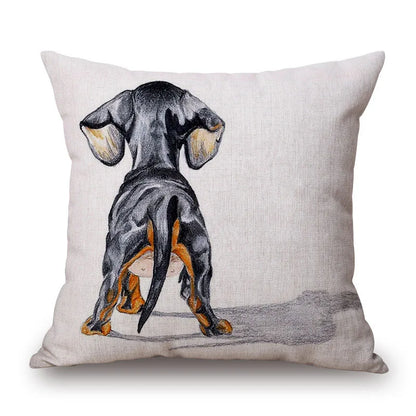 Cushion Cover Dachshund Sausage Dog - Dog Lover Gift
