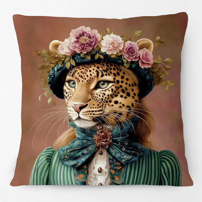 Animal Royalty Cushion Covers 45cm | Regal Animal Portraits & Vintage Style