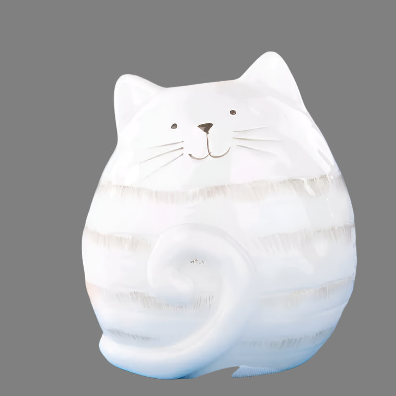 Cat Money Box Piggy Bank Savings Ornament