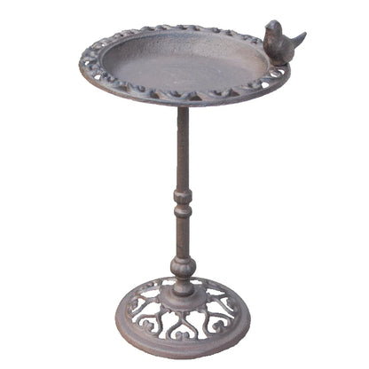 Bird Feeder Bath Stand Cast Iron