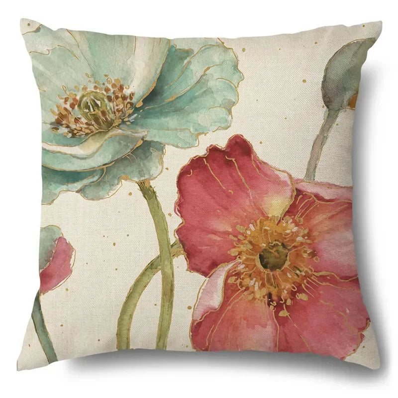 Cushion Cover Floral Rose Flower Butterfly Range
