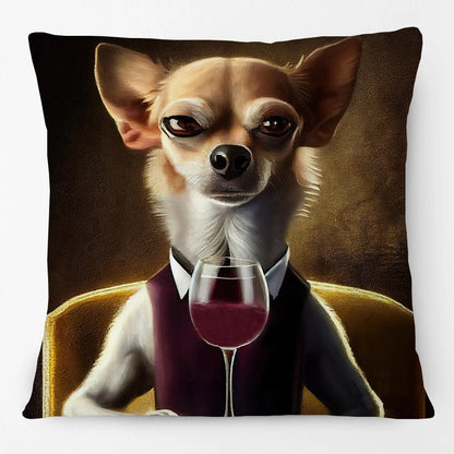 Cushion Cover Wine Bar Vintage Fun Cheetah Donkey Kangaroo