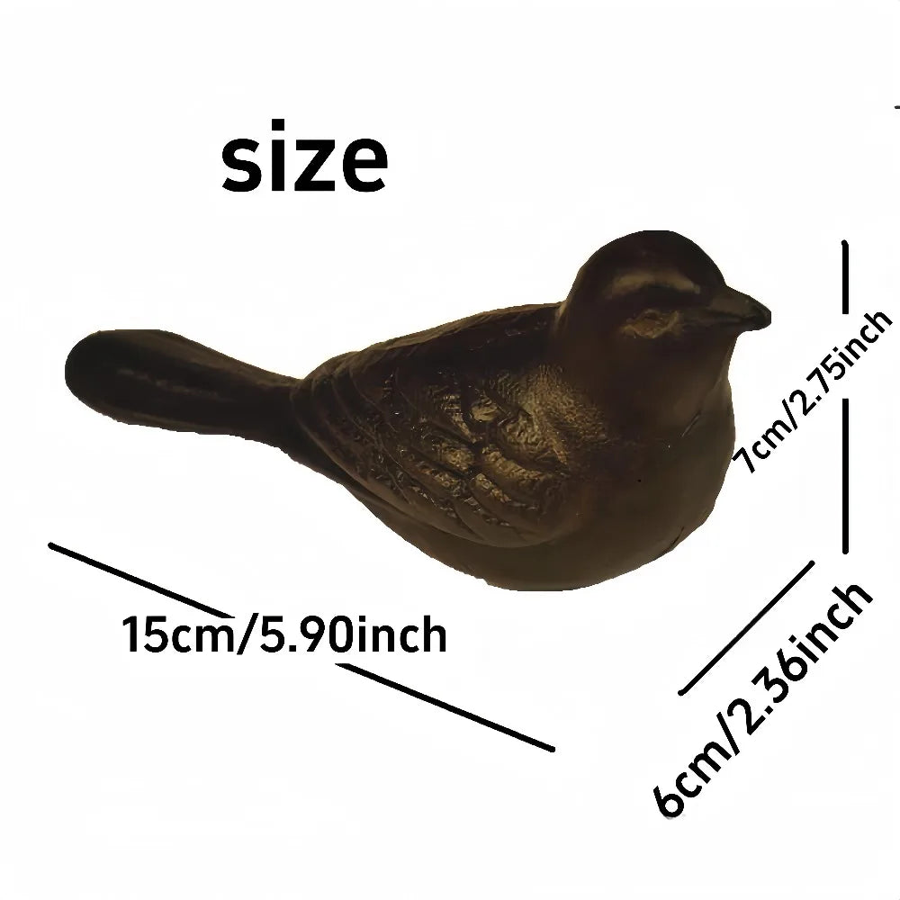 Cast Iron Bird Doorstop | Rustic Decorative Door Wedge