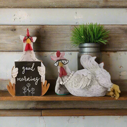 Chicken Ornaments Country Style