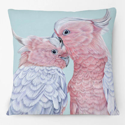 Australian Birds Cushion Cover | Rainbow Lorikeet Black Cockatoo Magpie & More | 45cm