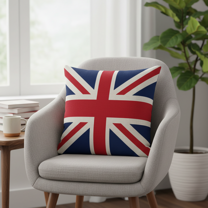 British London Cushion Cover | England Sofa Pillow Case Cotton Linen Polyester
