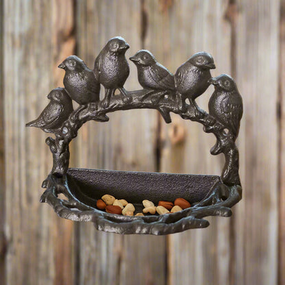 Bird Feeder Cast Iron Wall or Table