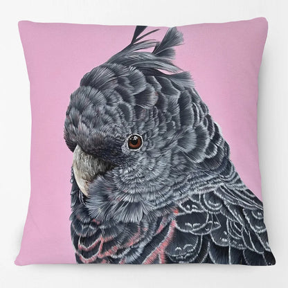 Australian Birds Cushion Cover | Rainbow Lorikeet Black Cockatoo Magpie & More | 45cm