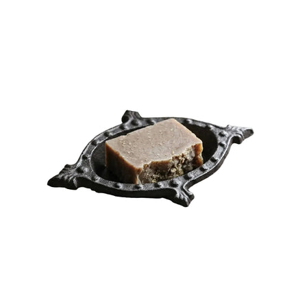 Cast Iron Ornate Soap Dish | Gothic Victorian Rustic Soap Holder | Bathroom Kitchen Outdoor