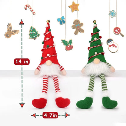 Light-Up Christmas Gnome Decorations | Festive Shelf Sitters & Long-Leg Styles