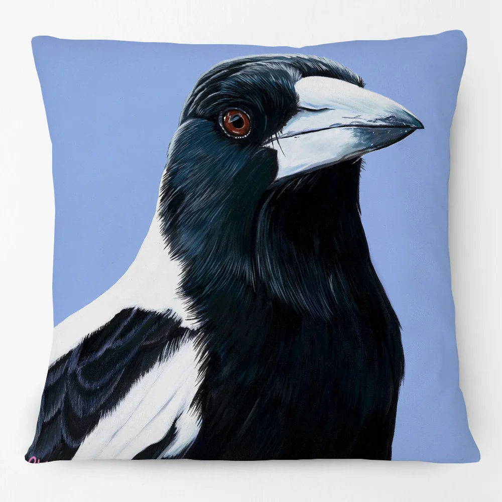 Australian Birds Cushion Cover | Rainbow Lorikeet Black Cockatoo Magpie & More | 45cm