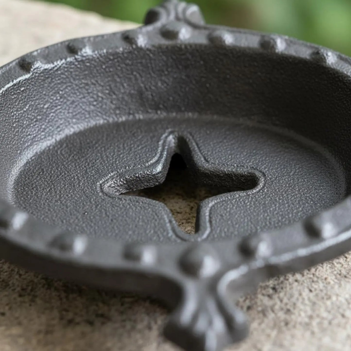 Cast Iron Ornate Soap Dish | Gothic Victorian Rustic Soap Holder | Bathroom Kitchen Outdoor