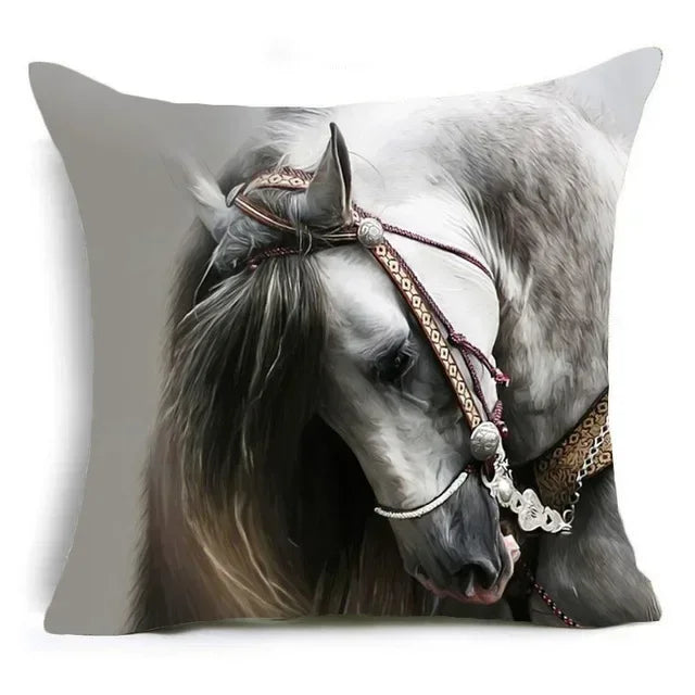 Cushion Cover Horse & Equestrian - Country Farmhouse Style