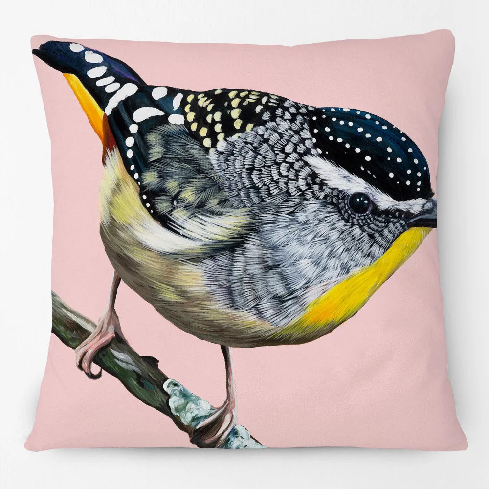 Australian Birds Cushion Cover | Rainbow Lorikeet Black Cockatoo Magpie & More | 45cm