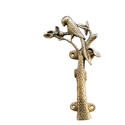 Vintage Brass Parrot Door Handle | Left or Right Facing | 21cm Decorative Pull