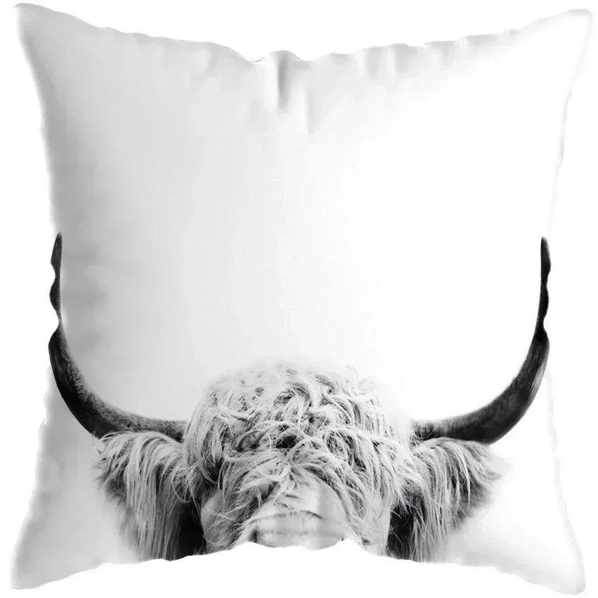 Cushion Cover Highland Cow Range - Multiple Sizes Available