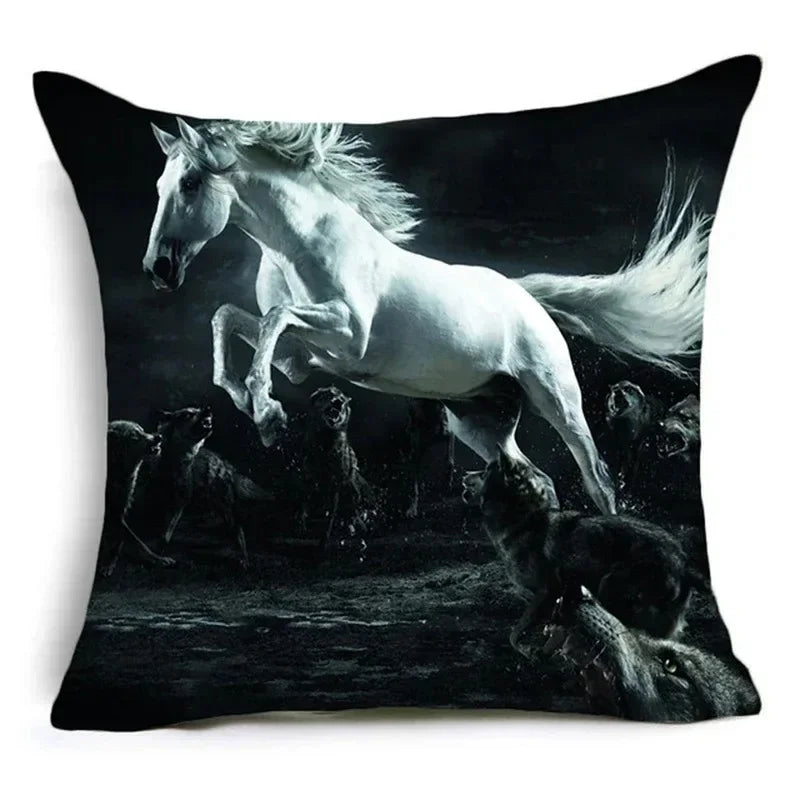 Cushion Cover Horse & Equestrian - Country Farmhouse Style