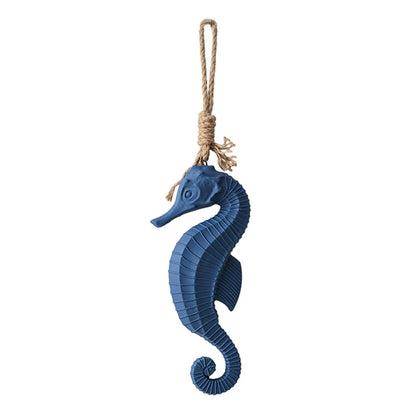 Seahorse Wooden Wall Hanging 27cm - Coastal Beach Decor