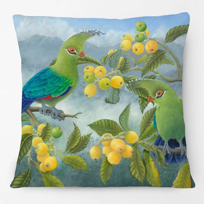 Australian Bird Art Cushion Covers | Lorikeet Kingfisher Toucan Seagull | Sofa Throw Pillow Cover