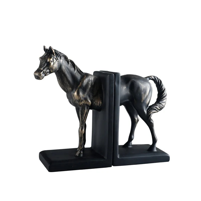 Horse Bookend Classic Country Farmhouse - Resin Bookends