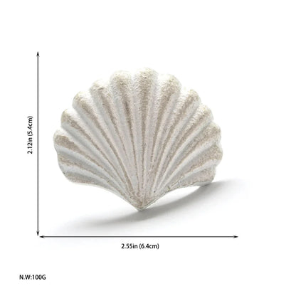 Mediterranean Sea Life Iron Drawer Knobs | Coastal Cabinet Pulls | Seahorse Crab Shell Starfish
