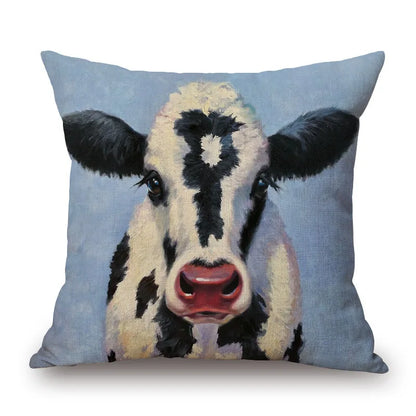 Cow & Cattle Cushion Covers | 45cm Farmhouse Animal Print Range