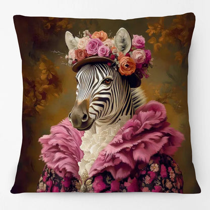 Animal Royalty Cushion Covers 45cm | Regal Animal Portraits & Vintage Style