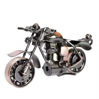 Vintage Motorcycle Model - Retro Iron Motorbike Figurine – The Renmy ...