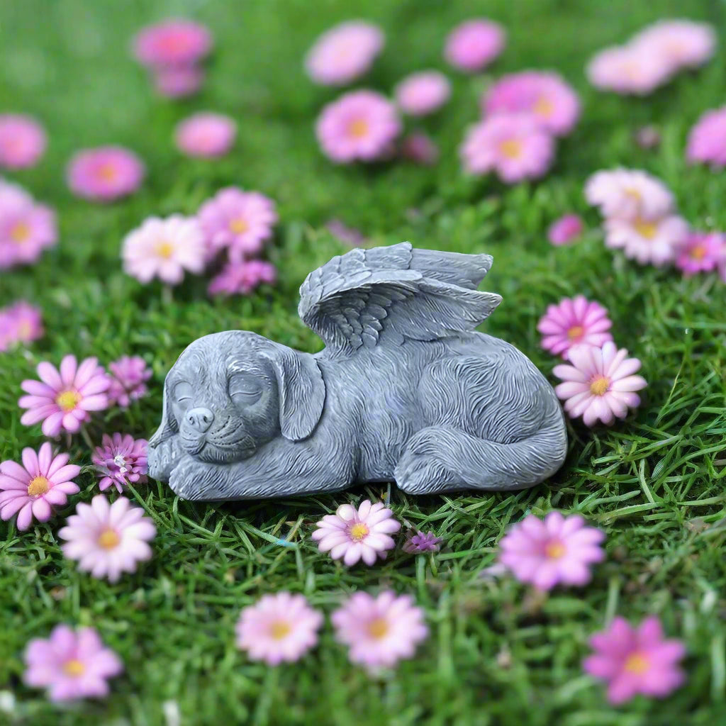 Memorial Angel Pet Dog Cat Grave - 12cm SMALL