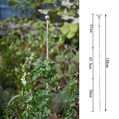 Garden Stake Butterfly Cast Iron