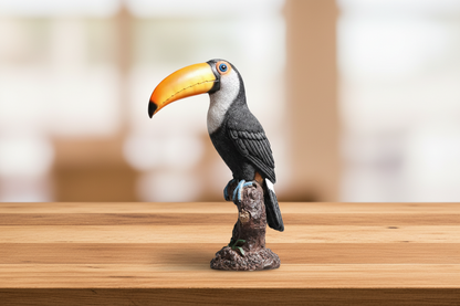 Toucan Bird Tropical Ornament approx 23cm Wide x 31cm Tall