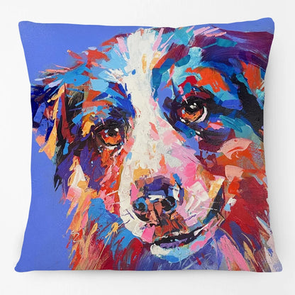 Australian Cattle Dog & Kelpie Red Heeler Cushion Cover | 45cm | Linen or Plush | Dog Lover Gift