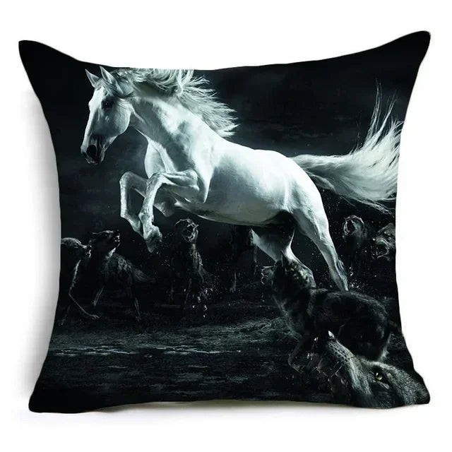 Cushion Cover Horse & Equestrian - Country Farmhouse Style
