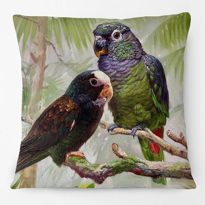 Australian Bird Art Cushion Covers | Lorikeet Kingfisher Toucan Seagull | Sofa Throw Pillow Cover