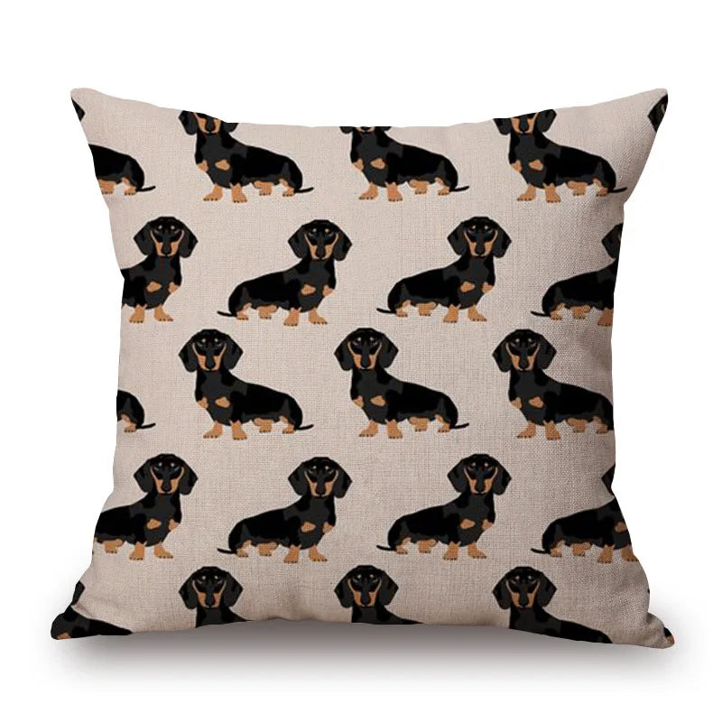 Cushion Cover Dachshund Sausage Dog - Dog Lover Gift